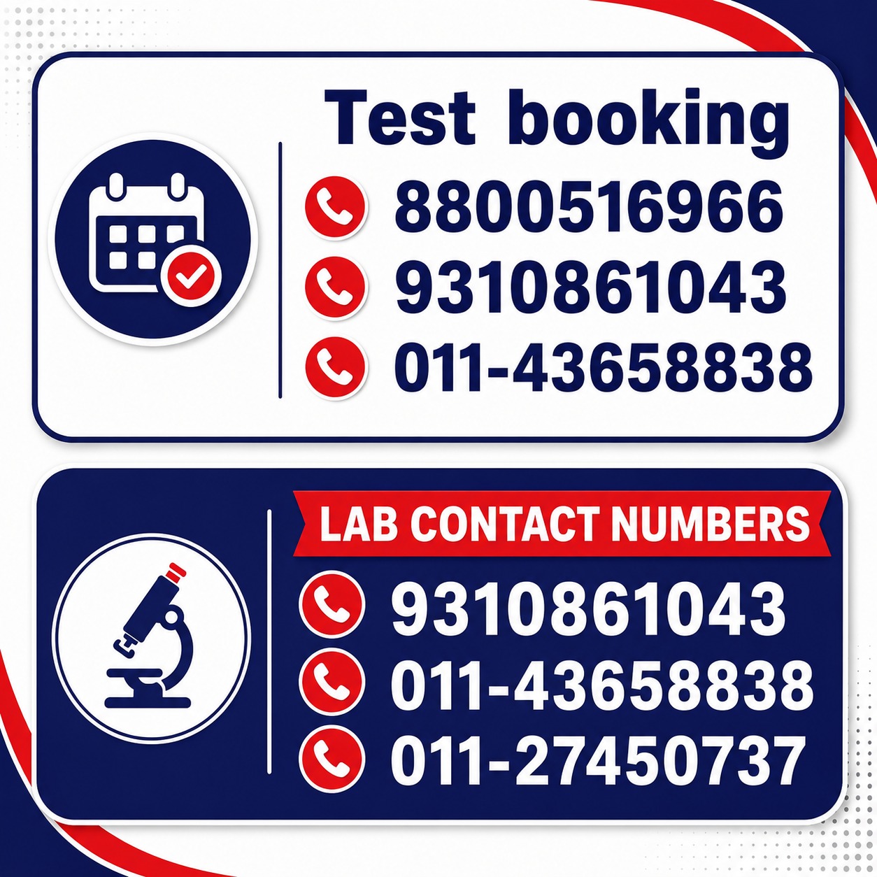 Dr. D.K. Gulati's Path Lab - Test Booking & Lab Contact Numbers